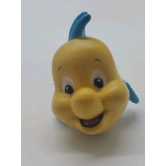 Little Mermaid Bouncy Flounder Fish Figure Cake.topper Replacement - Picture 2 of 6